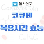 코큐텐 복용시간 효능